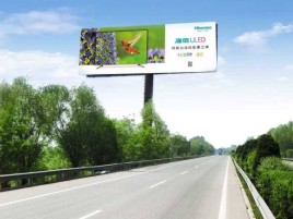安吉高速擎天柱广告牌的特点和优势