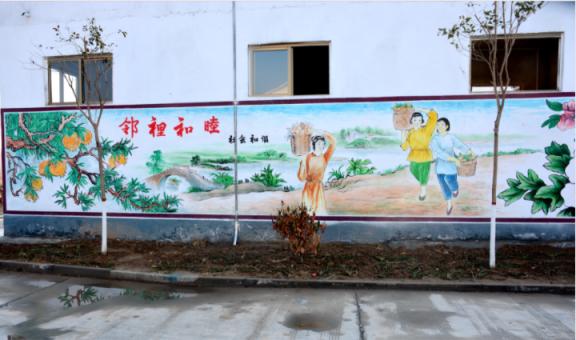 安吉乡镇文化墙 乡风文明焕发新活力