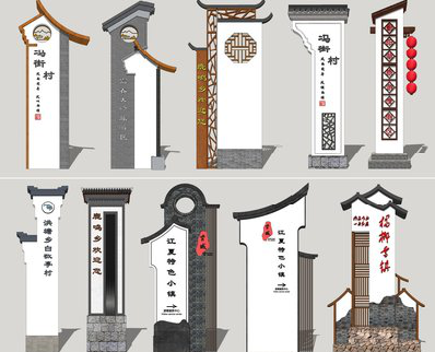 安吉美丽乡村标识标牌有哪些分类？