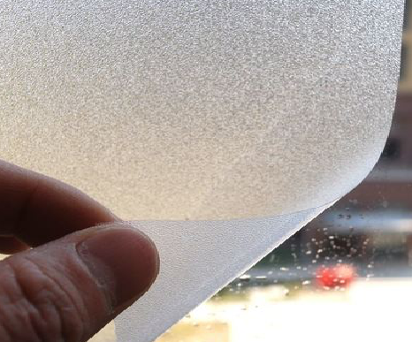 安吉玻璃门外面粘广告用什么材料好？